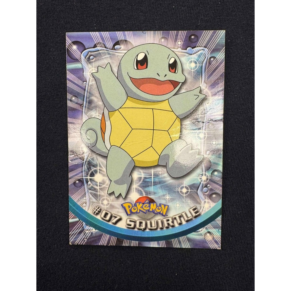 Topps Pokemon Card Squirtle 07 Water Type Trading Card Collectible‎